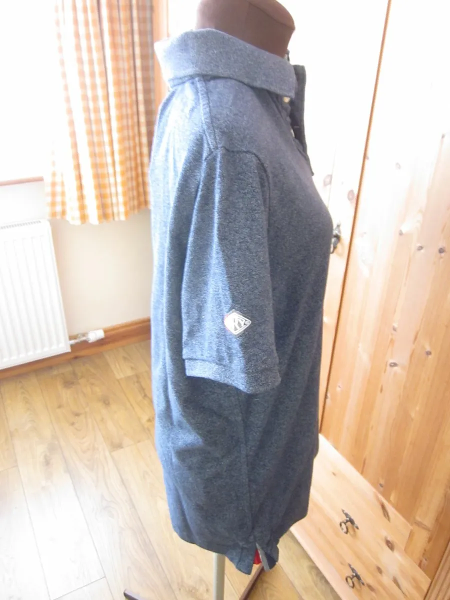 Men's Superdry Classic Pique Polo Shirt in Eclipse - Image 2