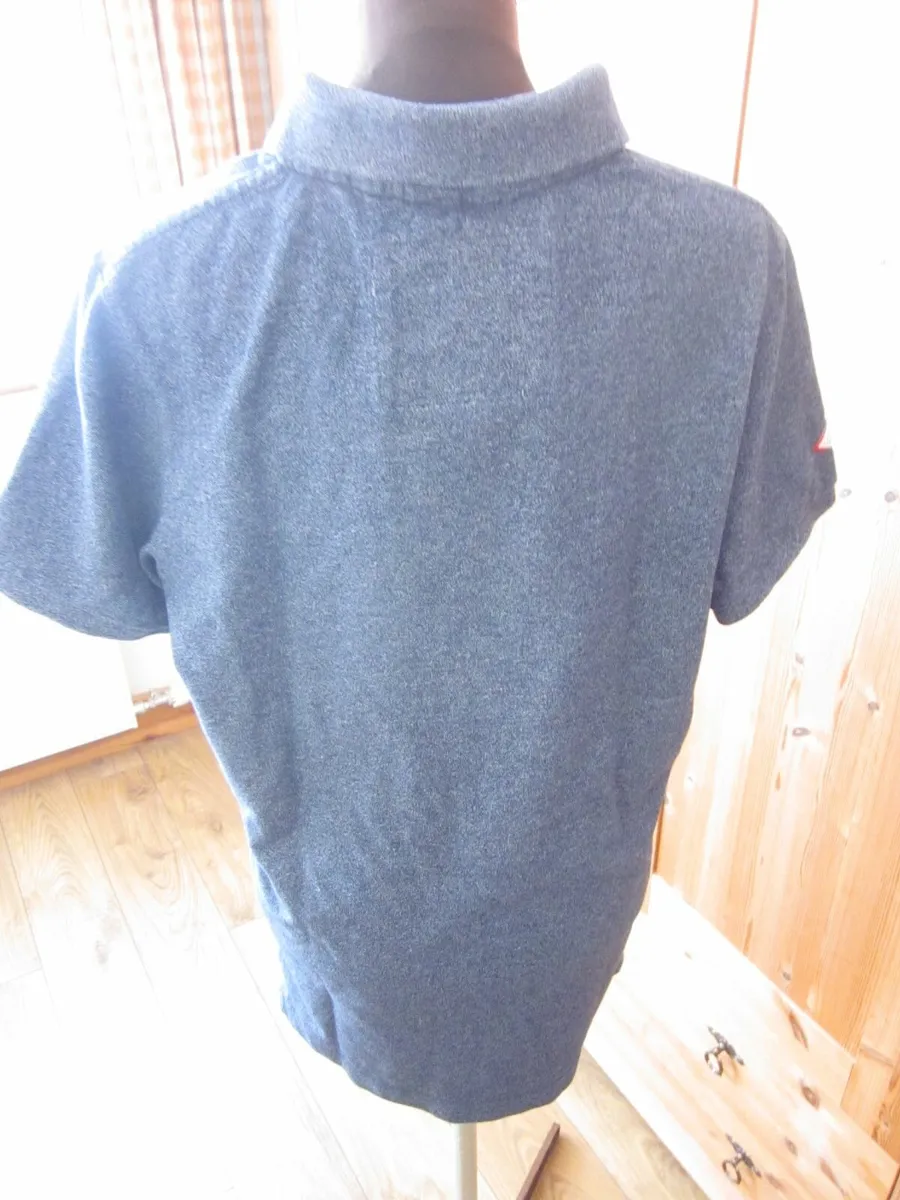 Men's Superdry Classic Pique Polo Shirt in Eclipse - Image 4