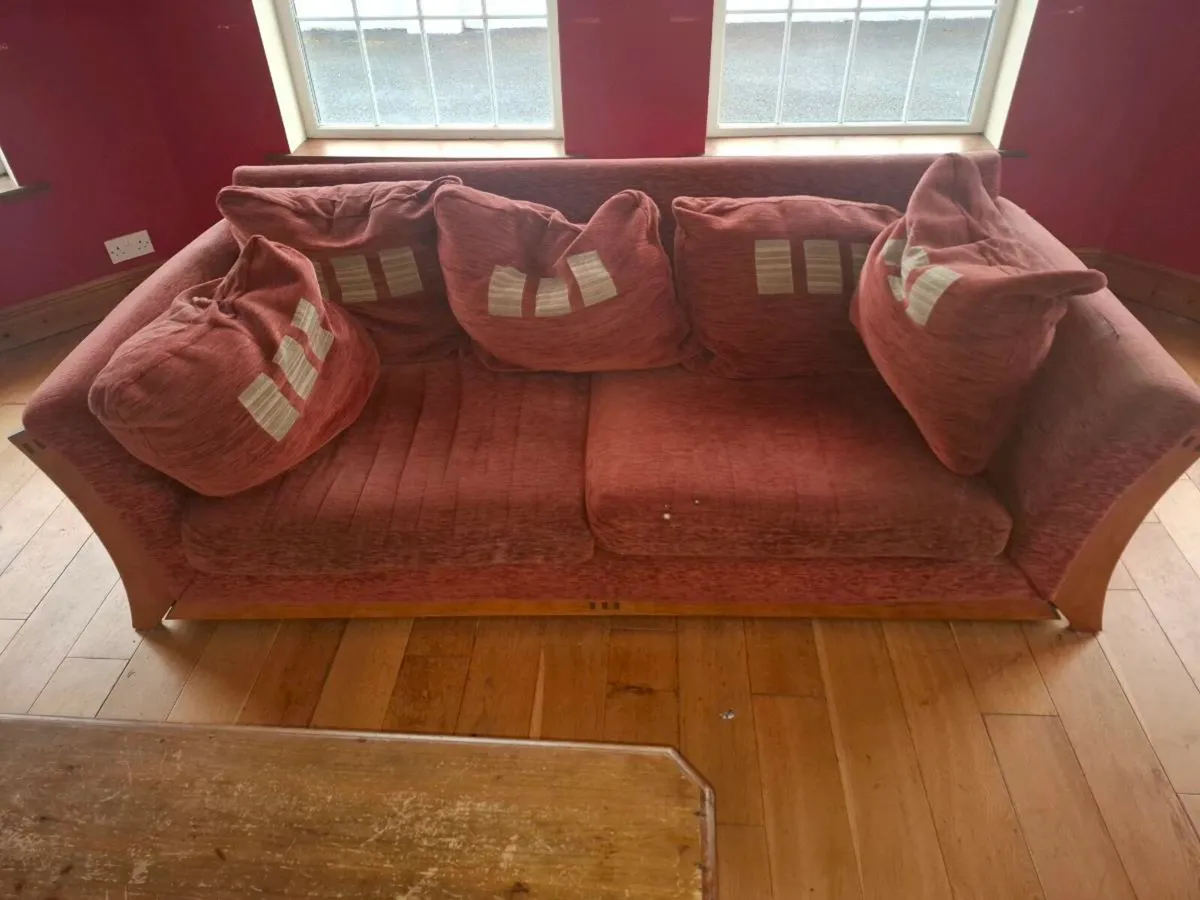 A 3 seater + 2 seater couch +coffee table - Image 3