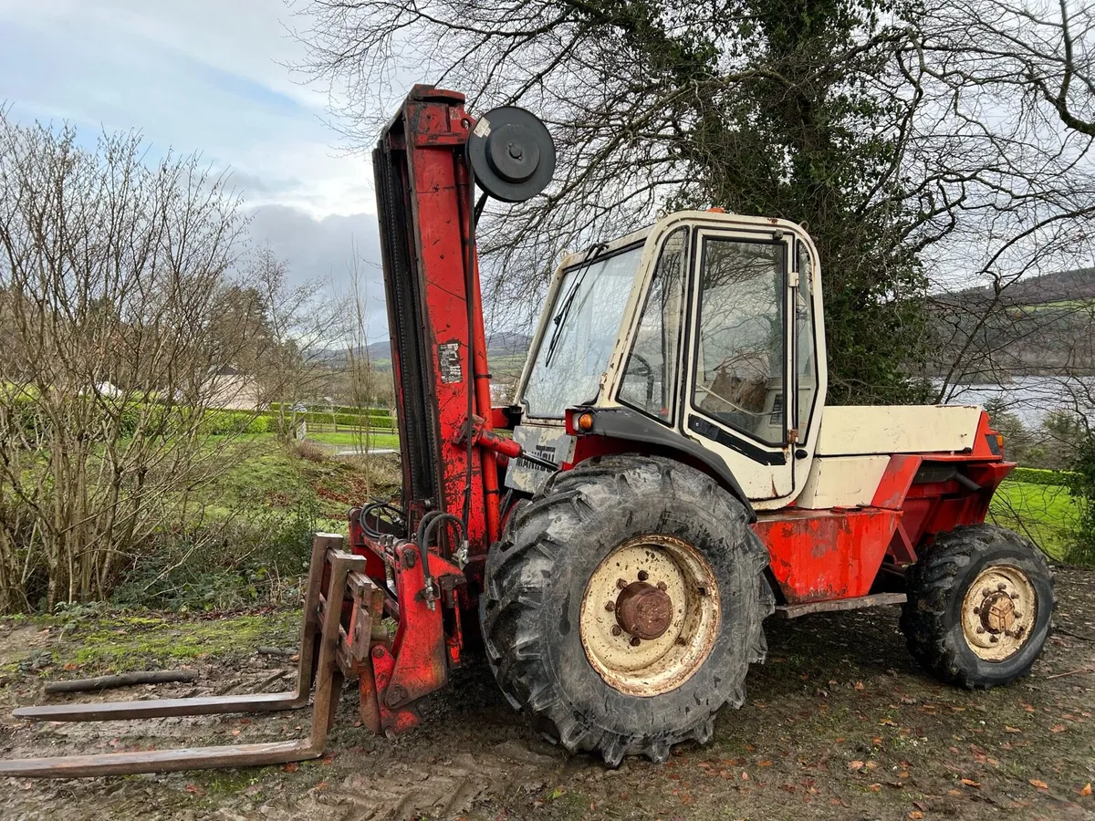 Manitou rough terrain forklift - Image 1