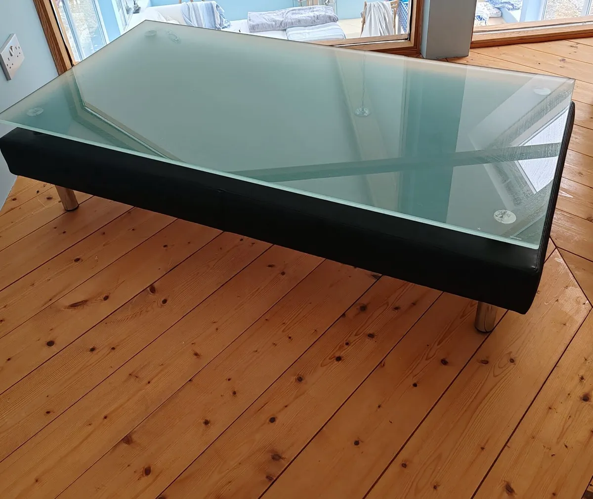 Premium Glass Topped Coffee Table - Image 2