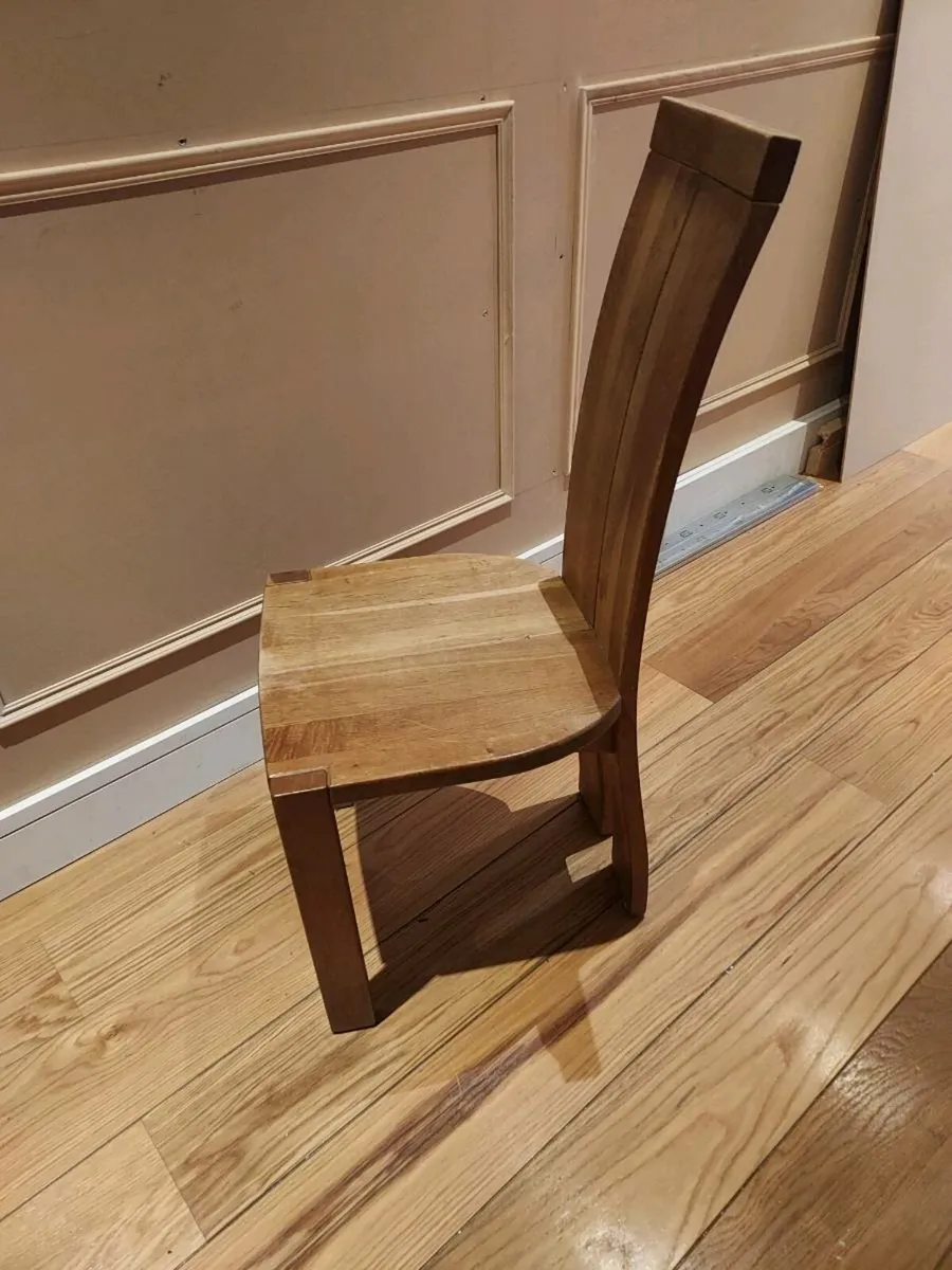 Dinning Chairs Oak - excellent quality - Image 2