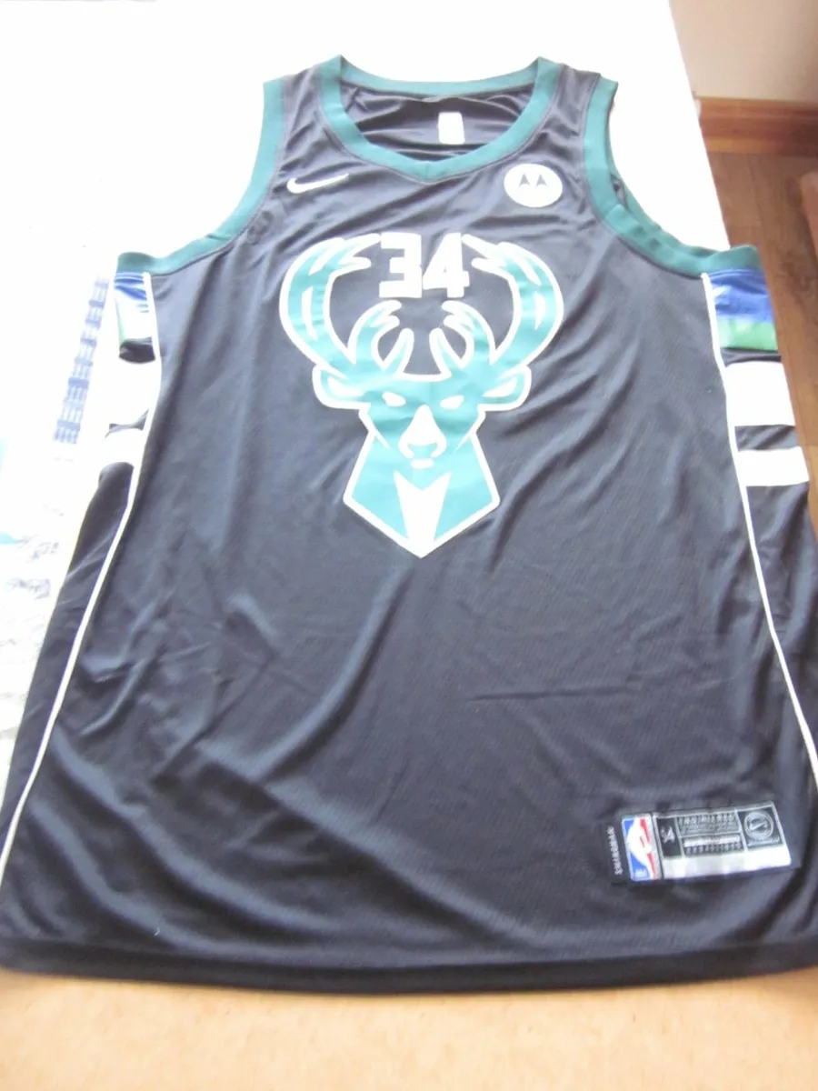 NBA Antetokounmpo BlackJersey Milwaukee Bucks - Image 1