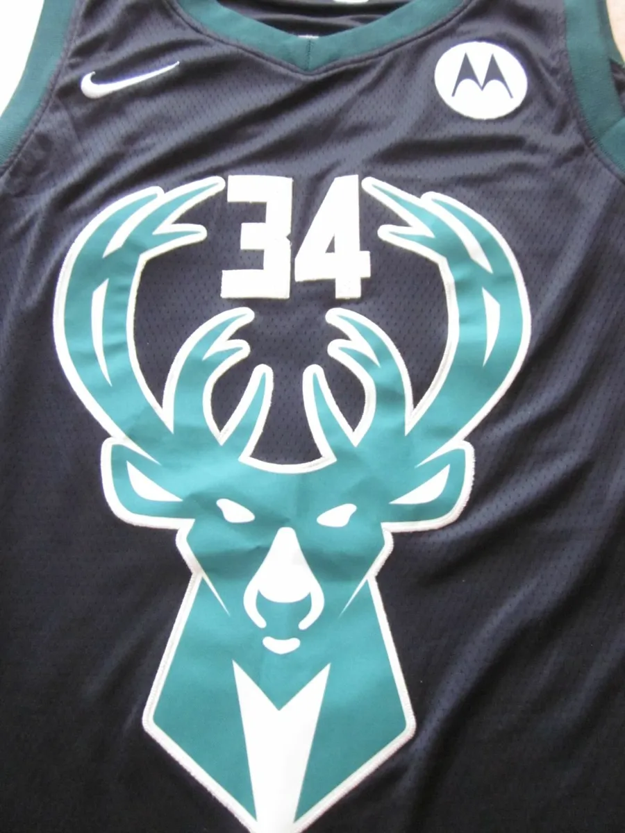 NBA Antetokounmpo BlackJersey Milwaukee Bucks - Image 4