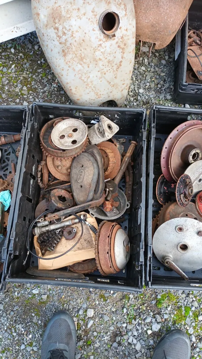 Job lot of British motorcycle spares - Image 1