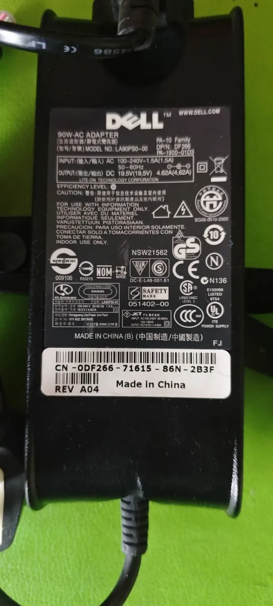 Dell 90W 19.5V 4.62A Adapter Charger Power Supply - Image 2