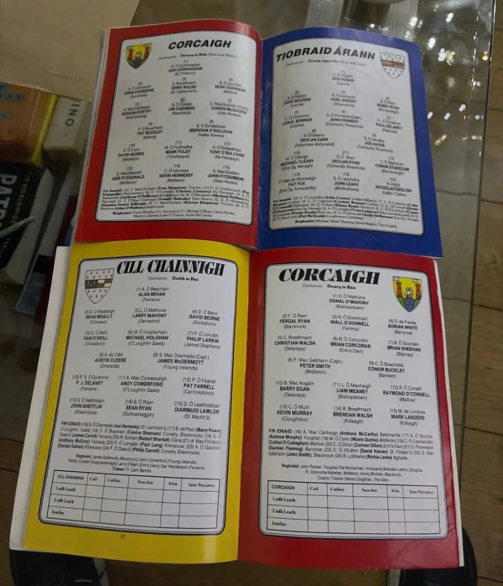 Gaa match programs - Image 1