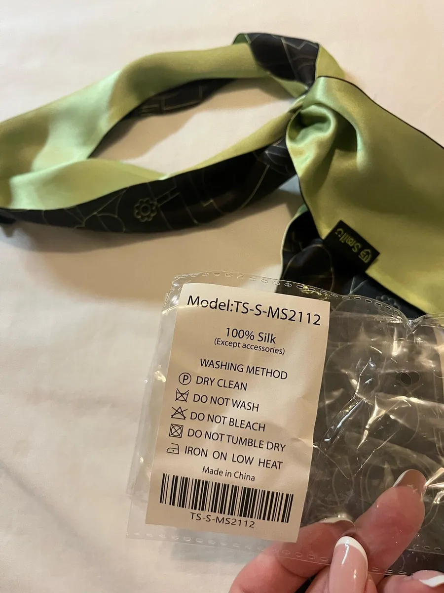 Premium Silk 100% scarf twilly - Image 4