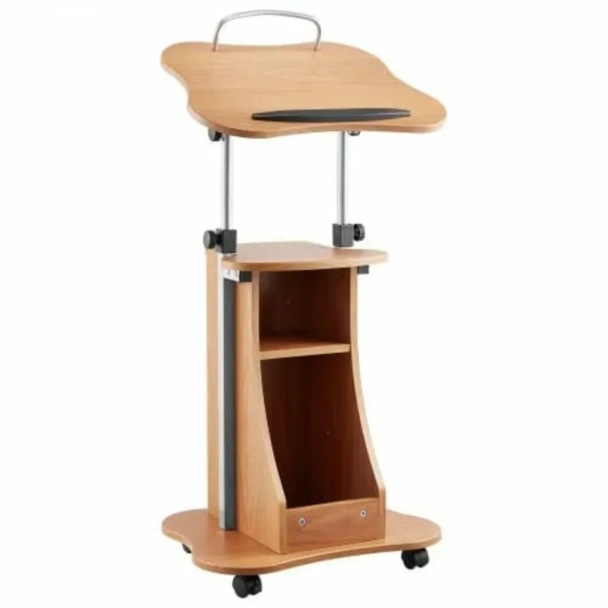 Podium Stand, 1100 mm Wooden Lectern, Portable Lap - Image 1