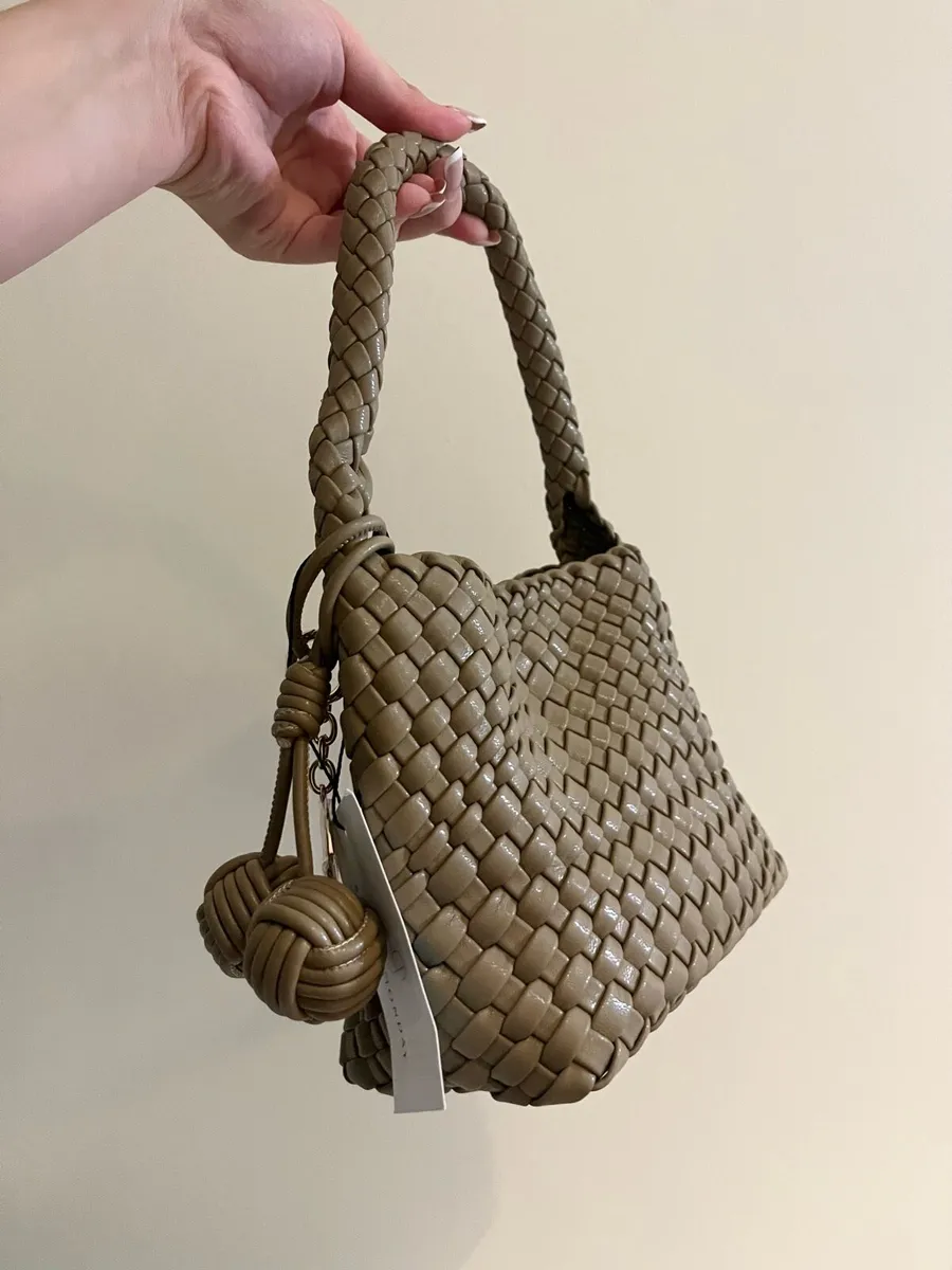 NEW woven Bottega inspired bag handmade - Image 2