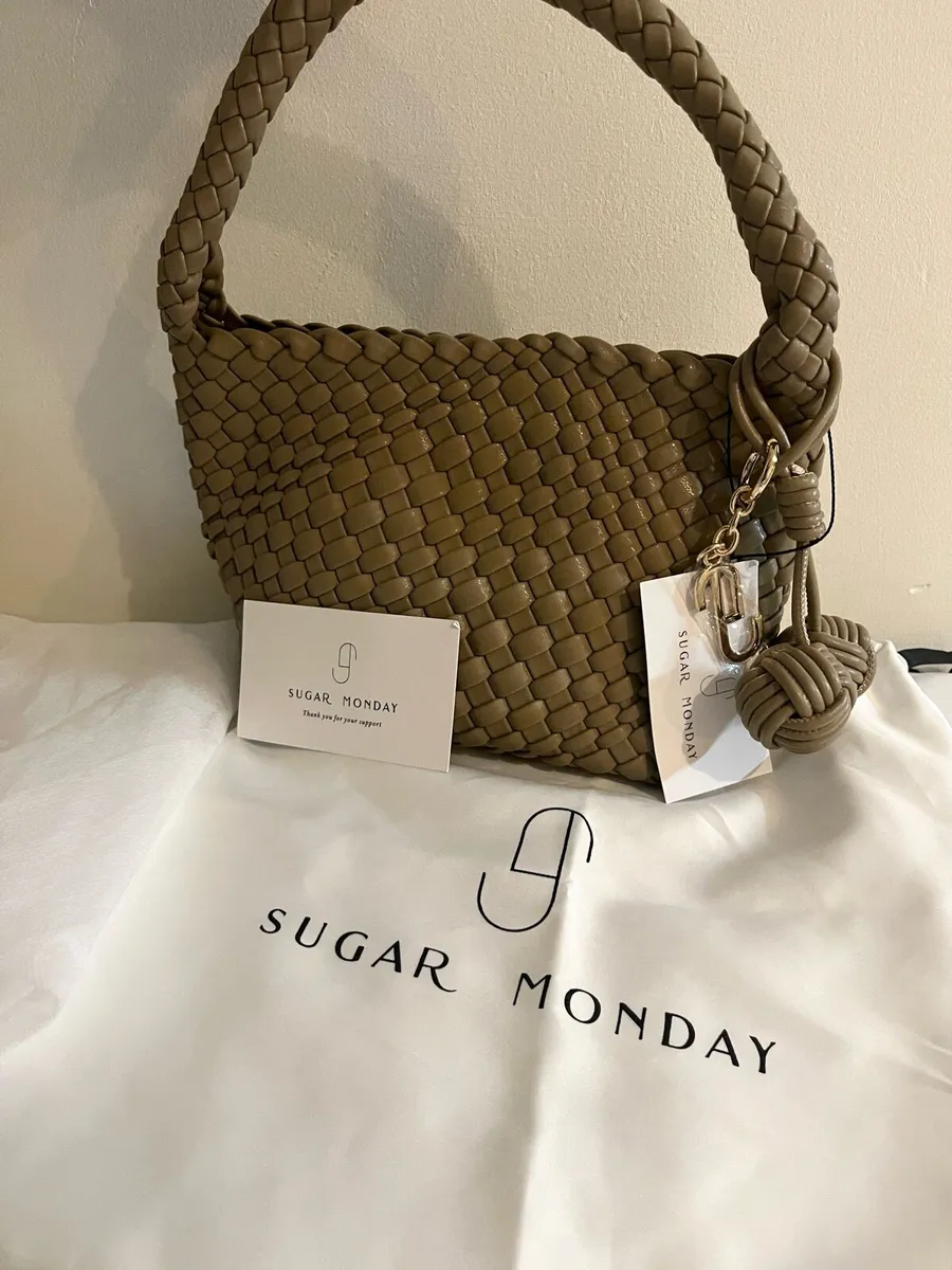 NEW woven Bottega inspired bag handmade - Image 3