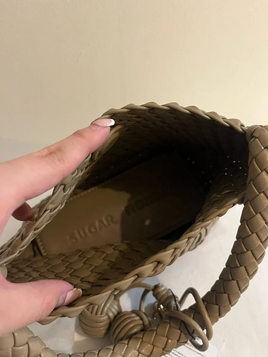 NEW woven Bottega inspired bag handmade - Image 4