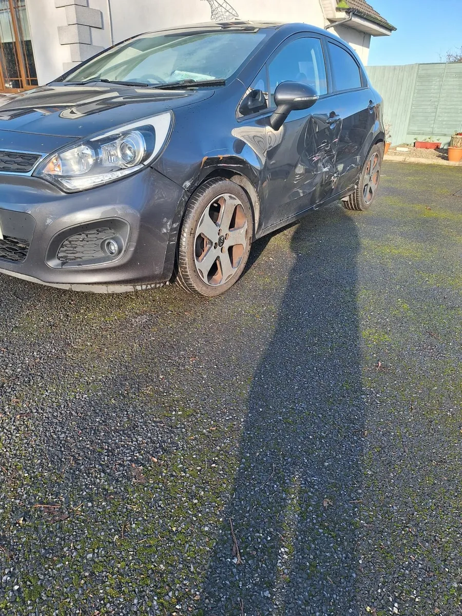 Kia Rio 2014 petrol 1.2cc light left side damage - Image 4