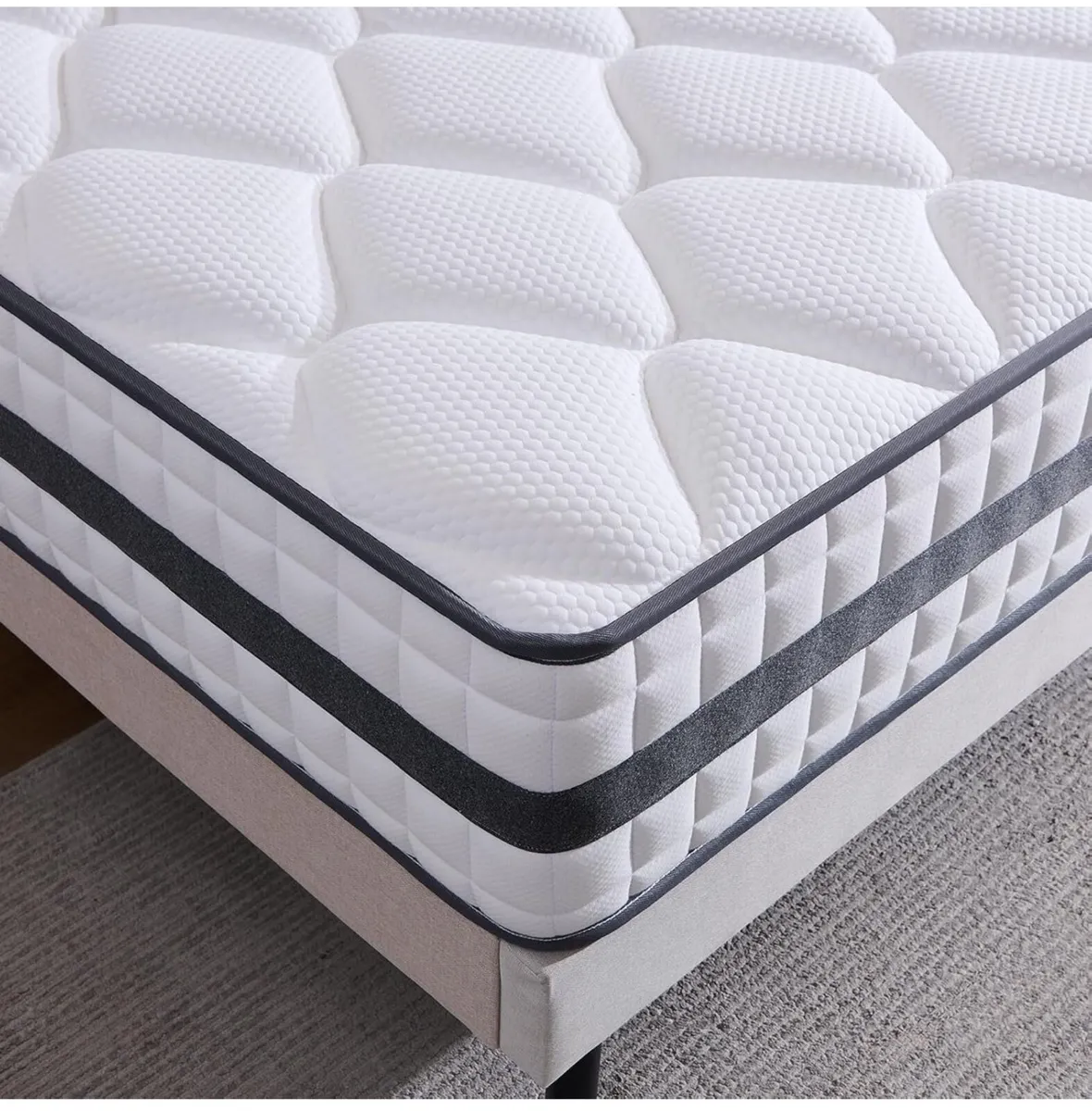 Single Mattress, Hybrid Memory Foam and Spring Mat - Image 4