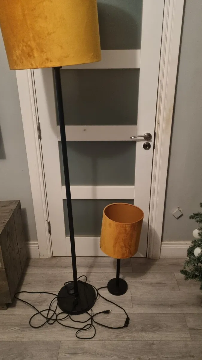 Side lamp and floor lamp. Free to take