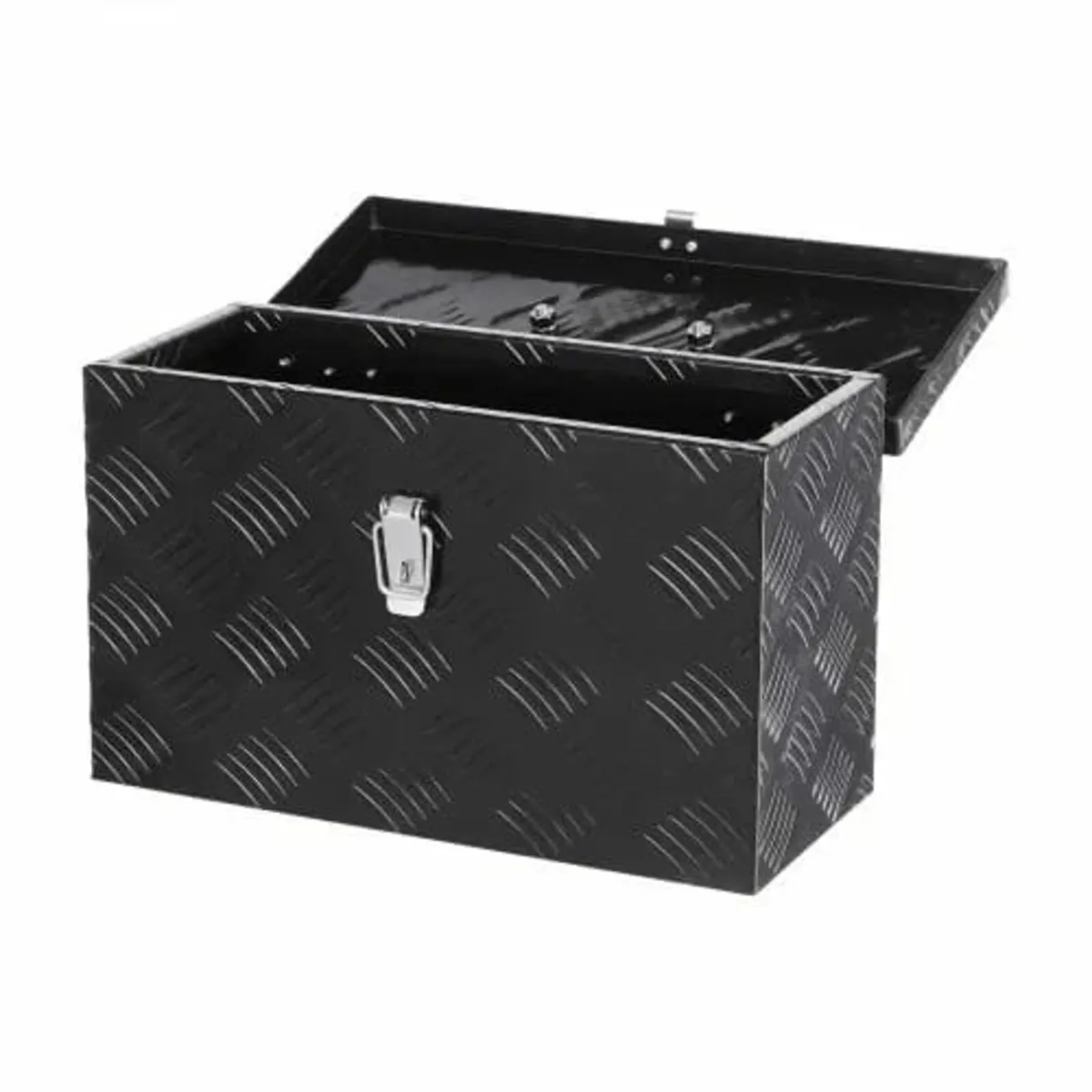 Heavy Duty Aluminum Truck Bed Tool Box, Stripes Pl - Image 1