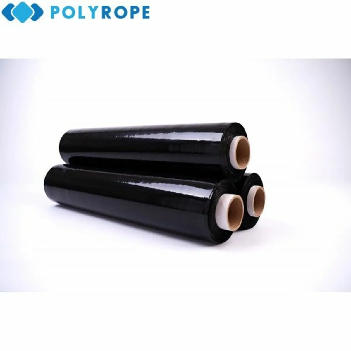 Stretch film black polythene packaging heavy duty - Image 1