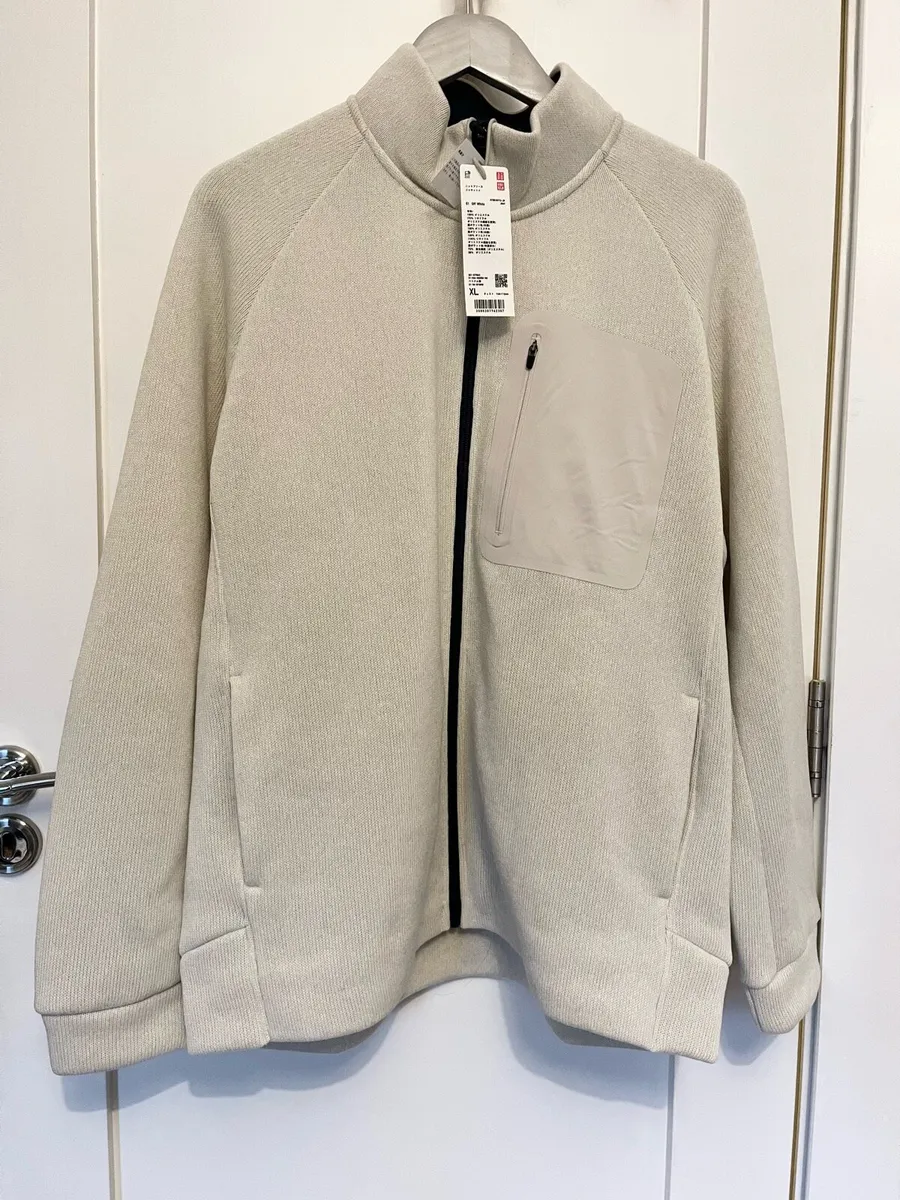 NEW Uniqlo knit fleece zip jacket - Image 1