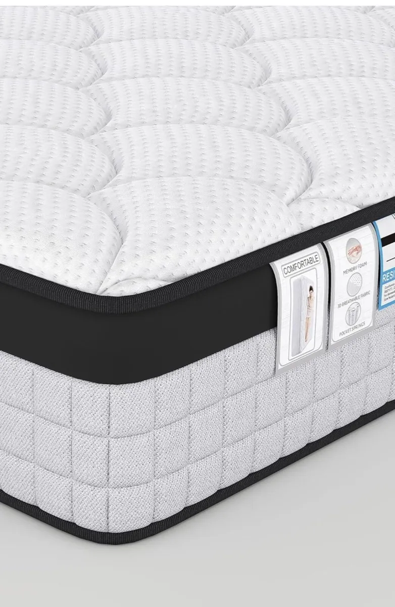 King Size Mattress 5FT,9 Inch 9-Zone Orthopedic Ma - Image 2