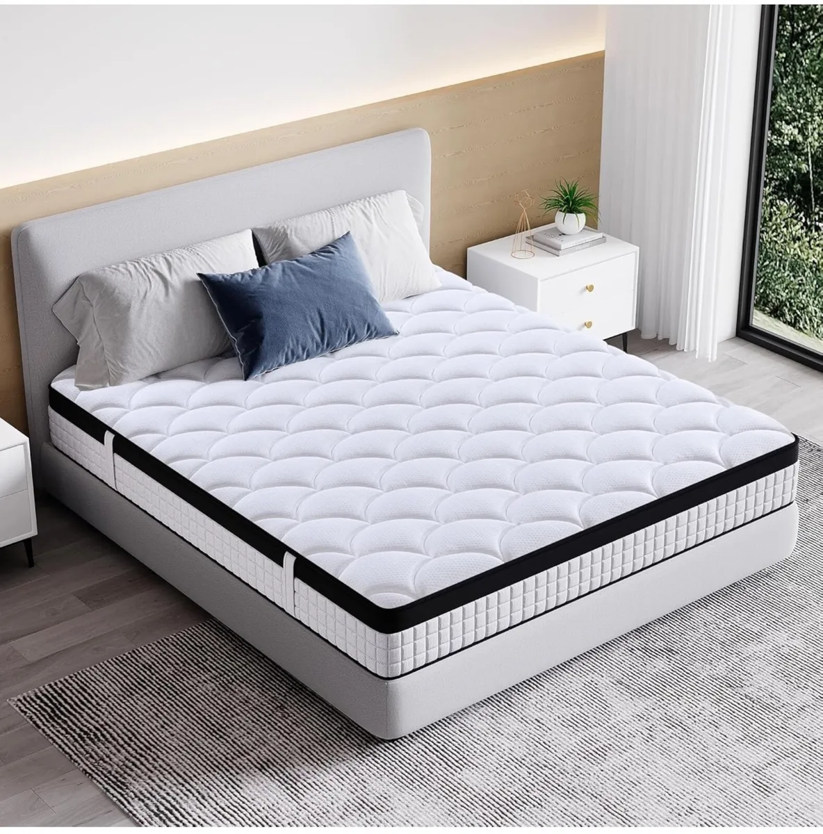 King Size Mattress 5FT,9 Inch 9-Zone Orthopedic Ma - Image 3
