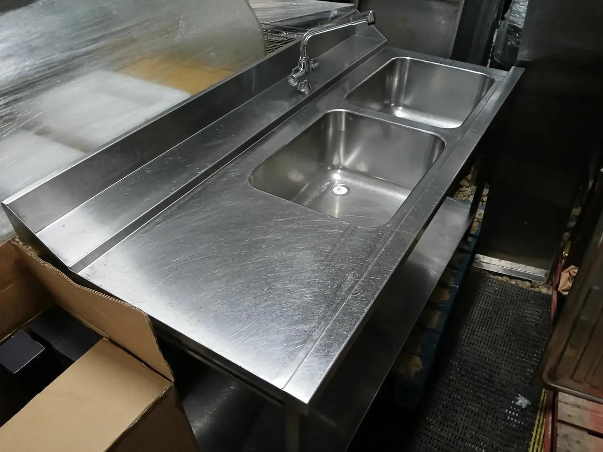 Staneless steel cabbinet sink unit complete - Image 1