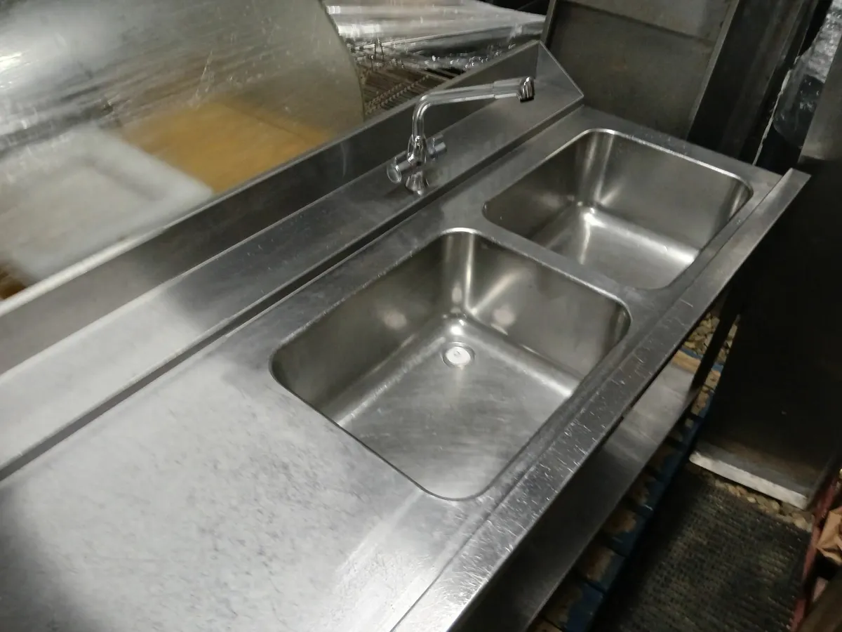 Staneless steel cabbinet sink unit complete - Image 2