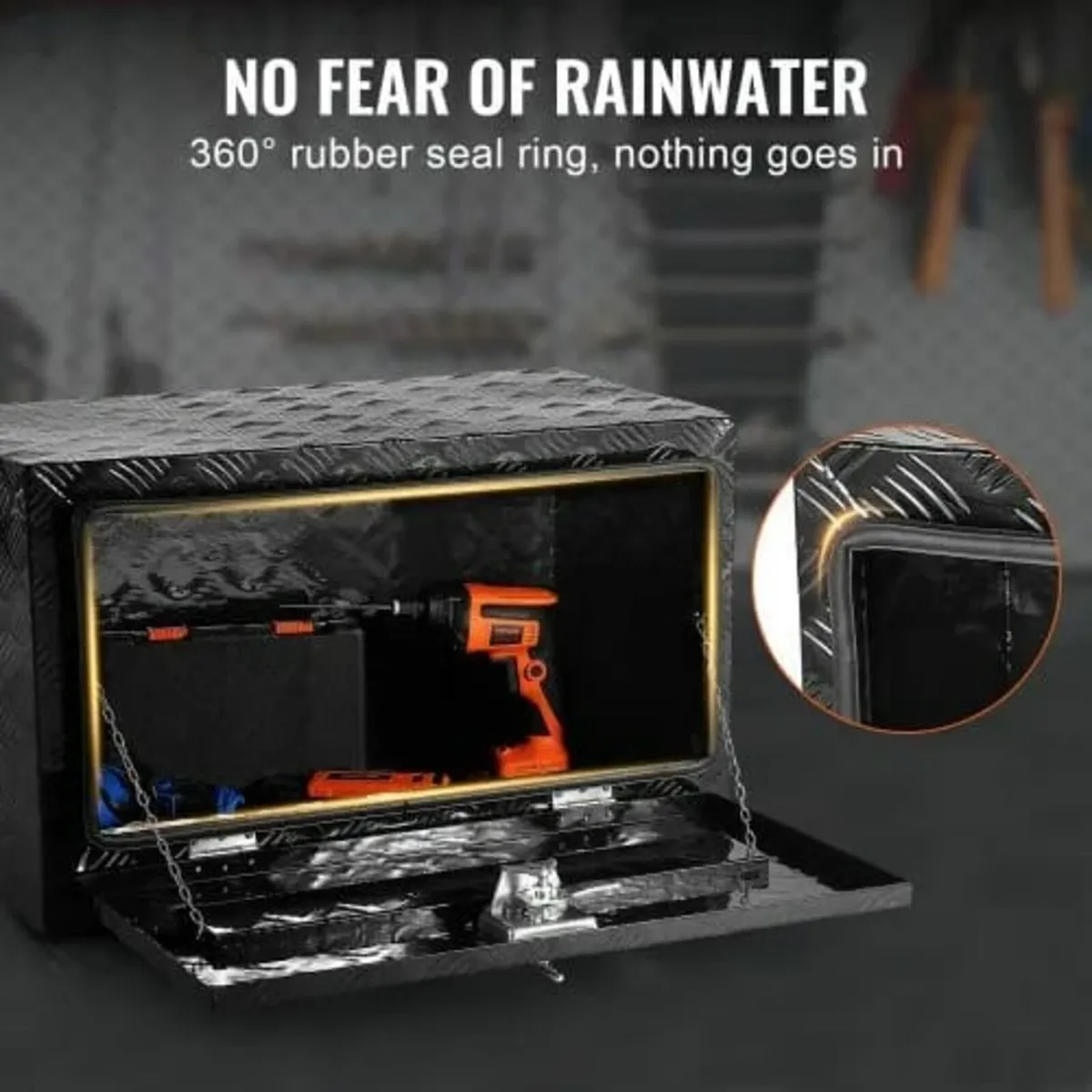 Underbody Truck Box, 30" x 17" x 18" Pickup Storag - Image 3