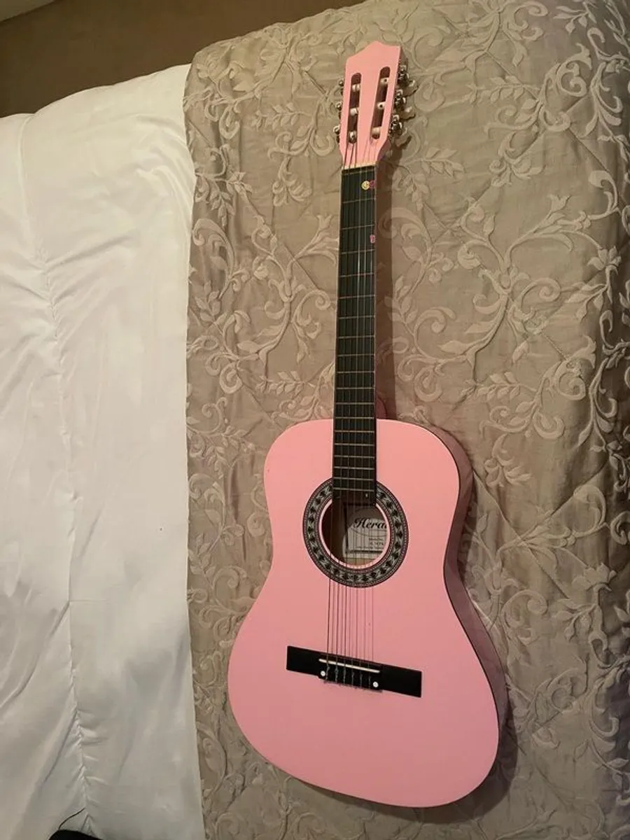 Pink Guitar - Image 1