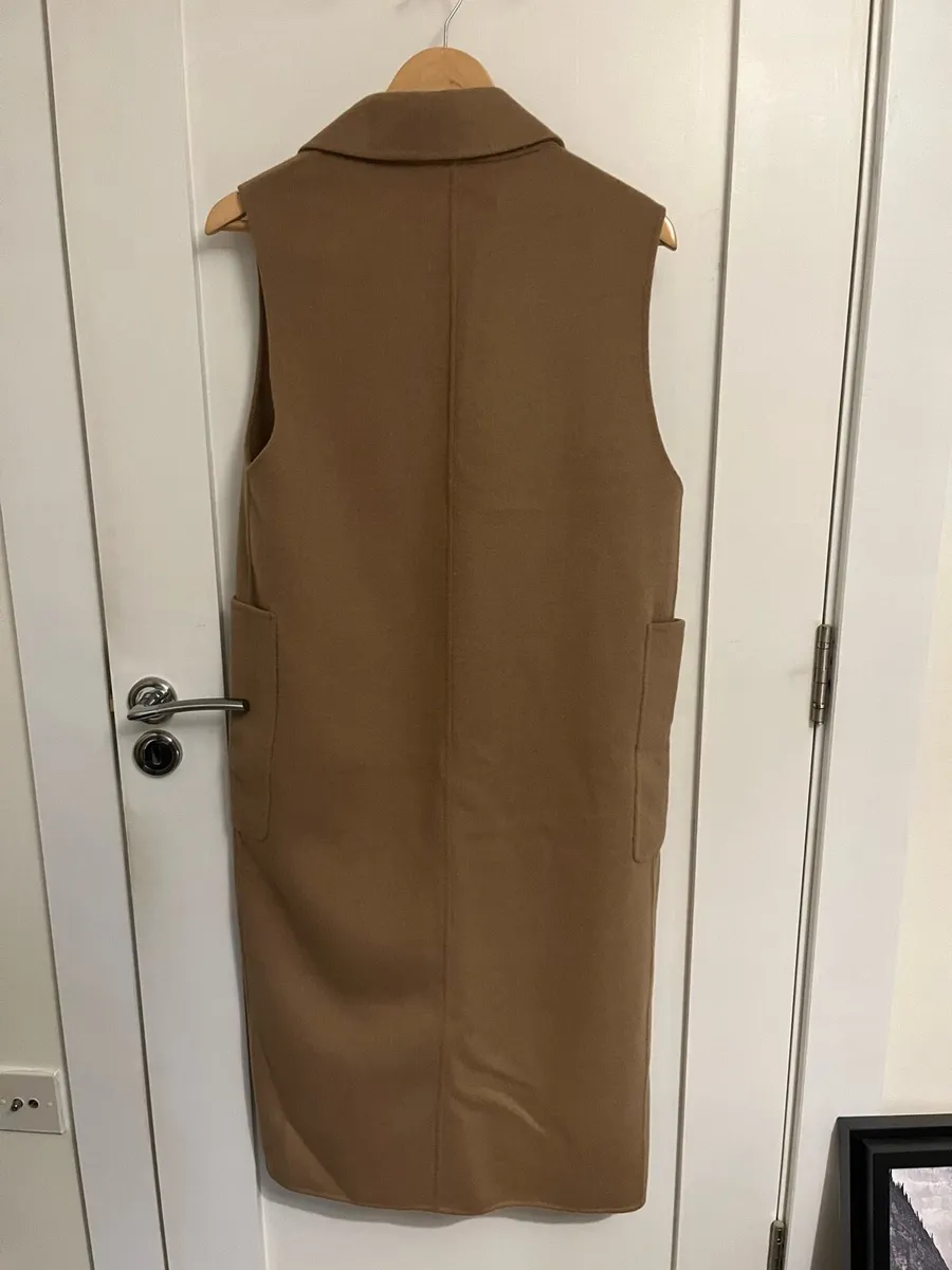 NEW 70% pure Wool warm winter coat women beige - Image 3