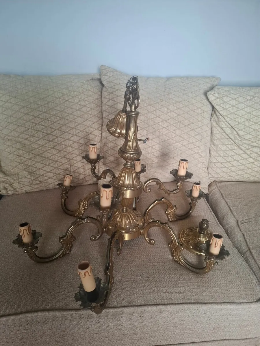 Living room Gold Chandelier - Image 1