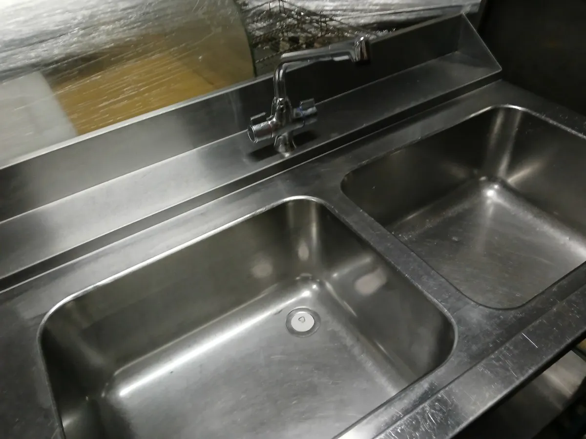 Staneless steel cabbinet sink unit complete - Image 1