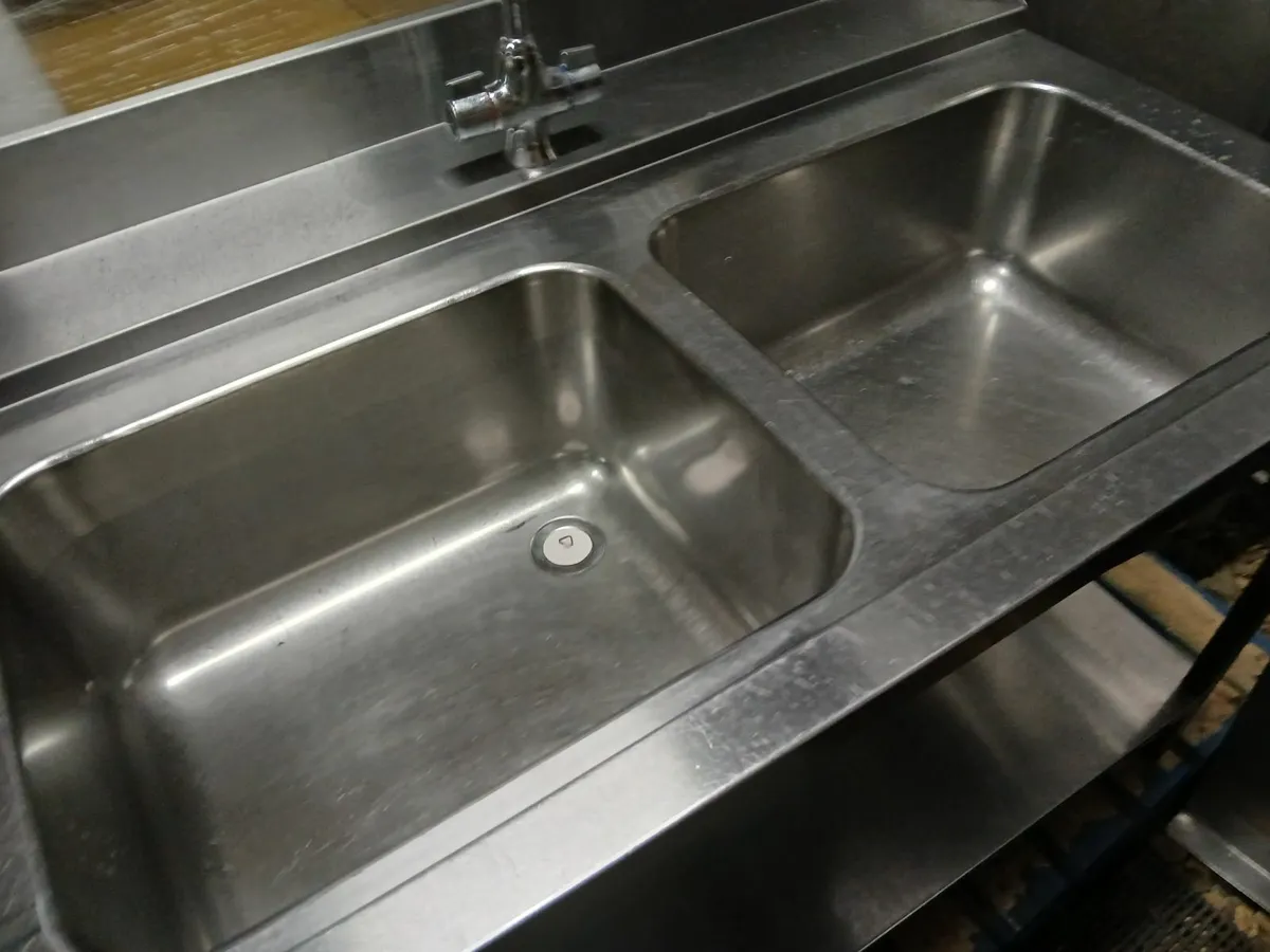 Staneless steel cabbinet sink unit complete - Image 2