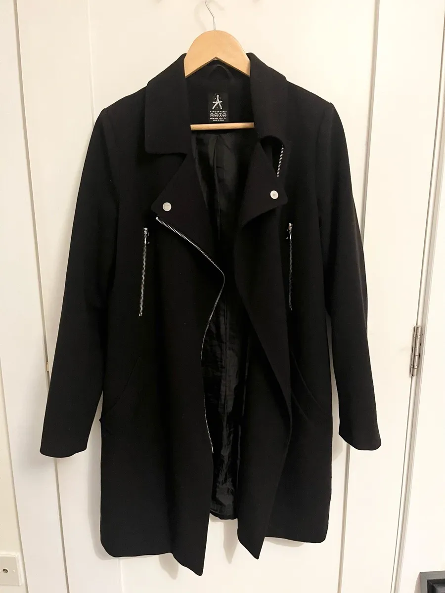 Primark Black coat winter autumn - Image 1