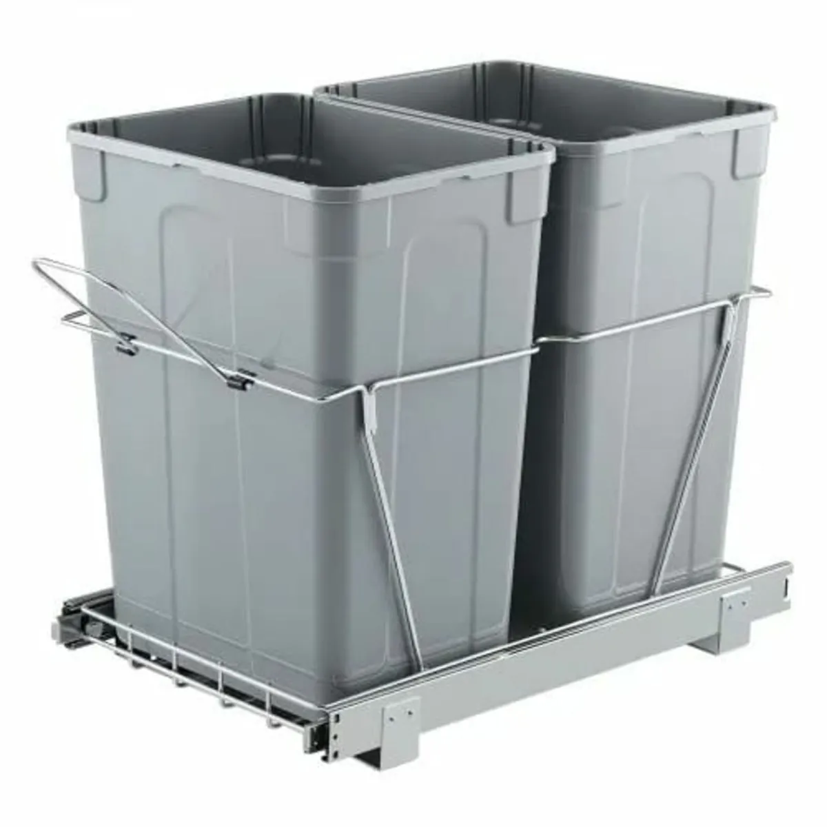 Pullout Trash Can for Kitchen Cabinets, Double Und - Image 1