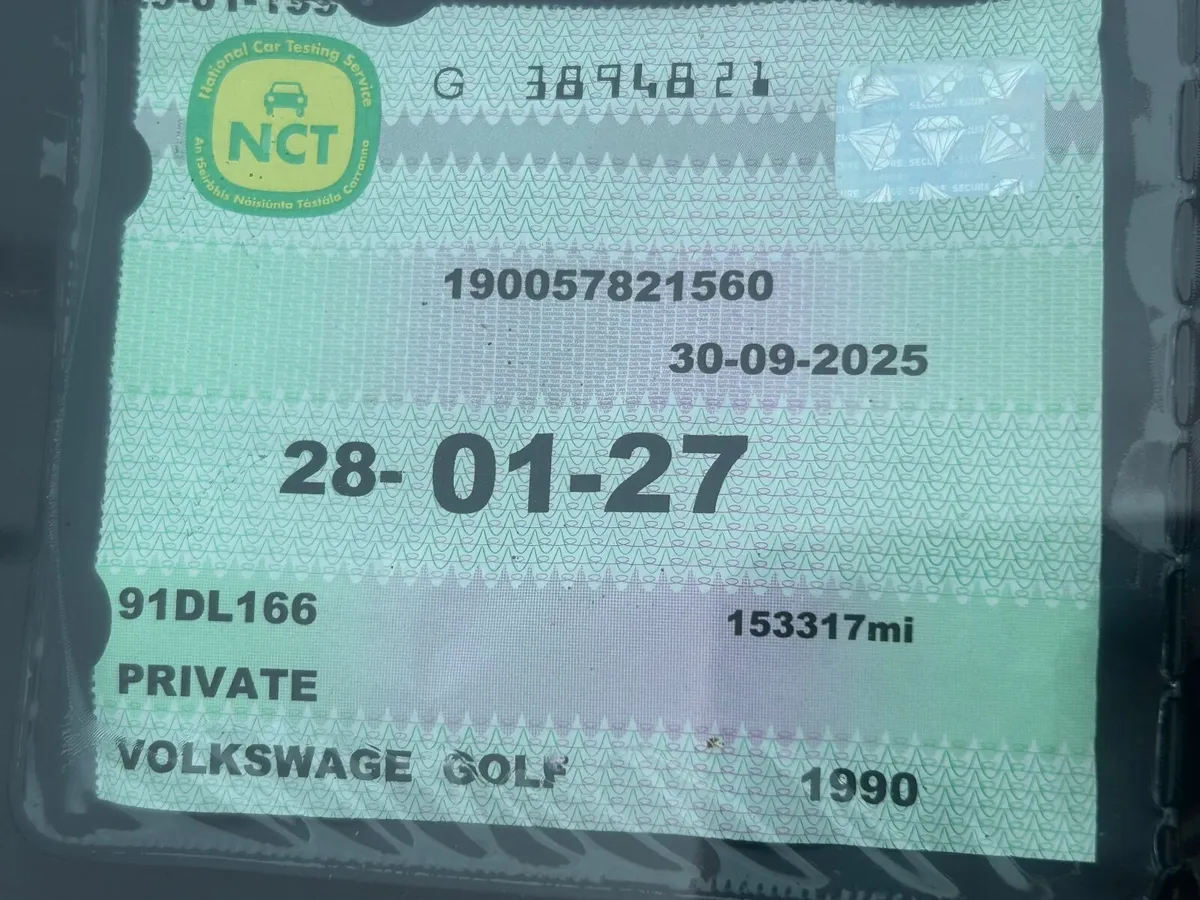 Volkswagen Golf 1990 - Image 2