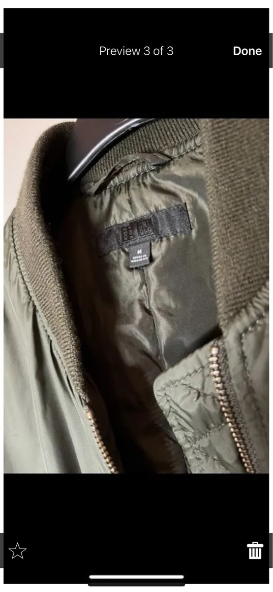 UNIQLO bomber jacket NEW - Image 3