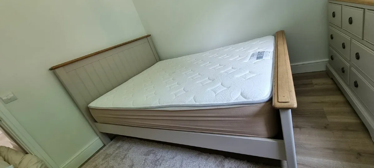 EZ Living 5ft King Bed & Mattress + Dresser - Image 2