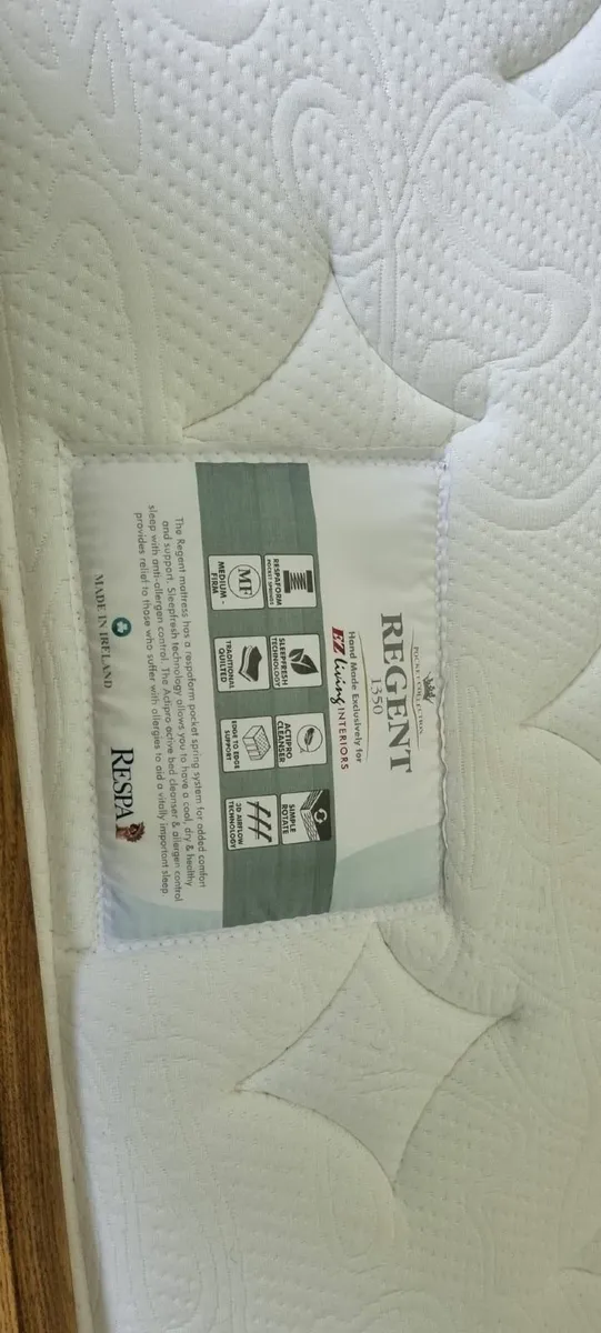 EZ Living 5ft King Bed & Mattress + Dresser - Image 3