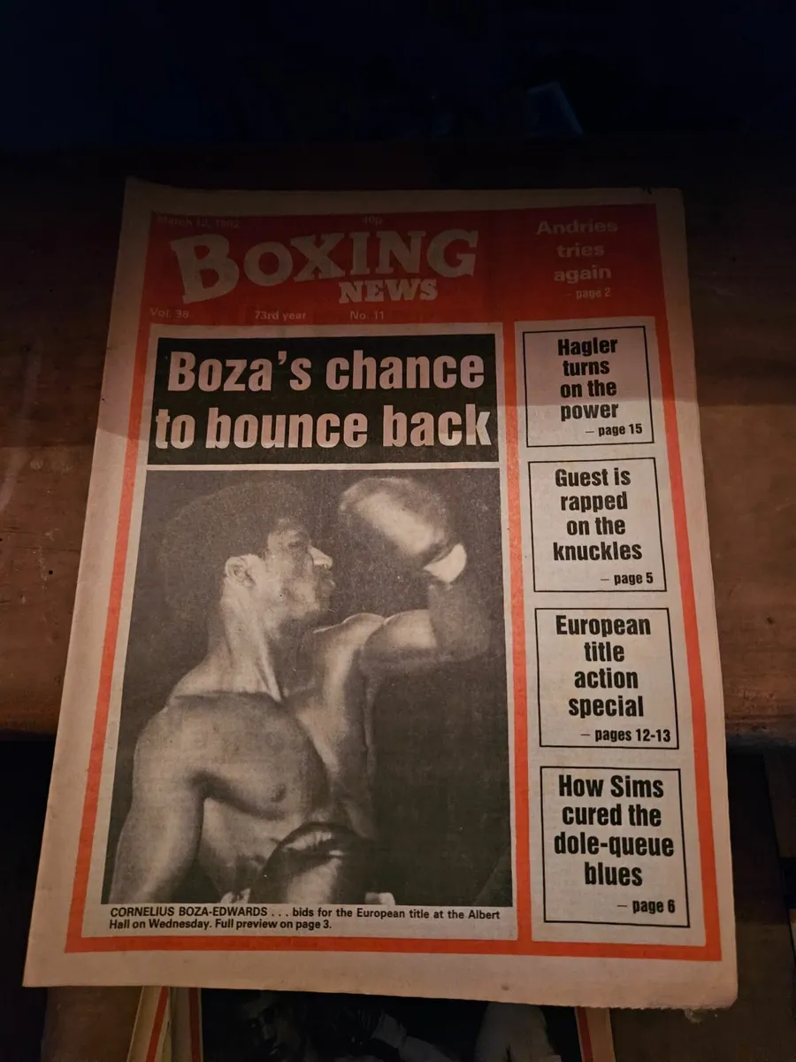 Vintage Boxing News
