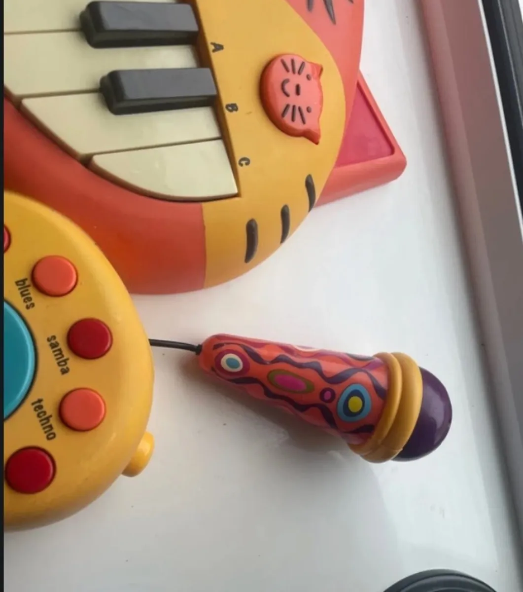 B. toys Meowsic Cat Piano with Microphone - Image 2