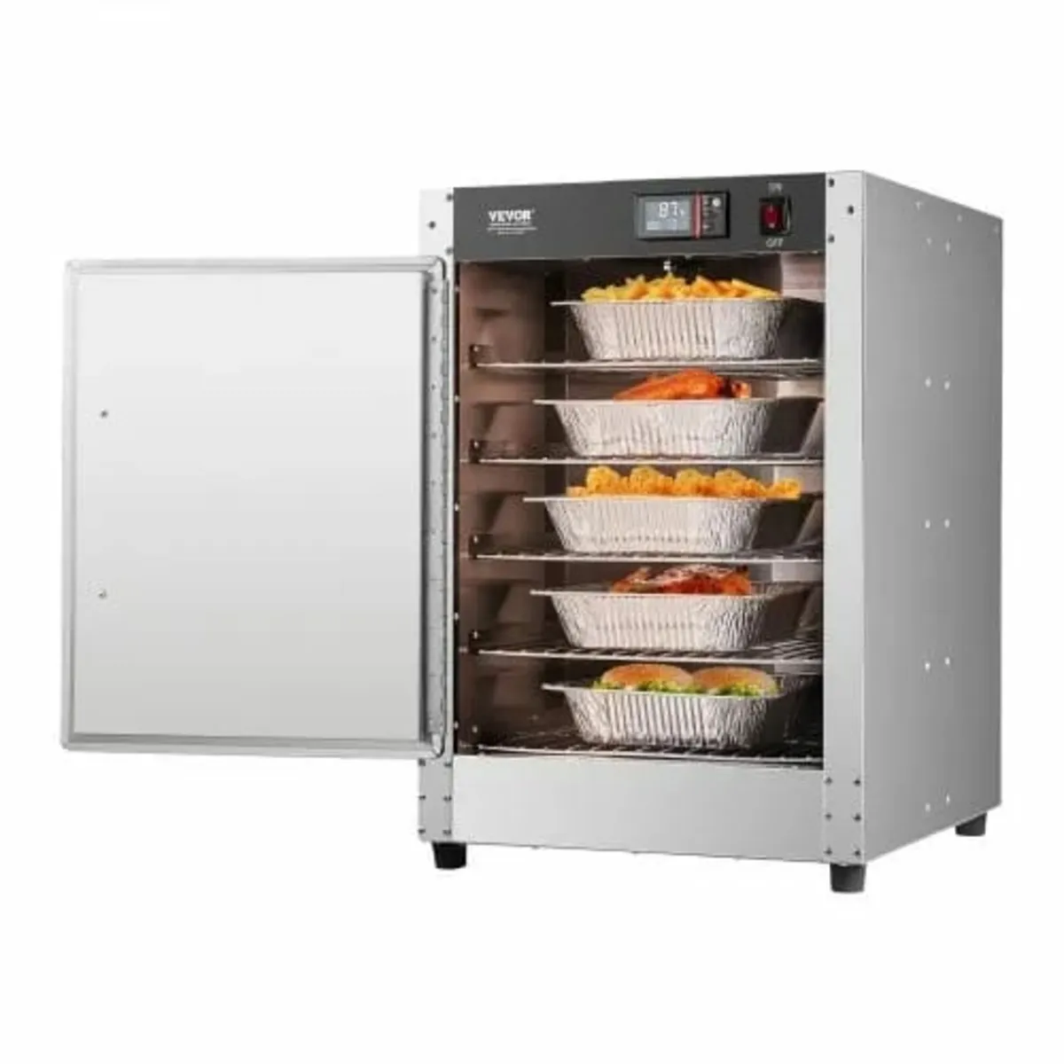 Hot Box Food Warmer, 5-Tier Concession Warmer with - Image 1