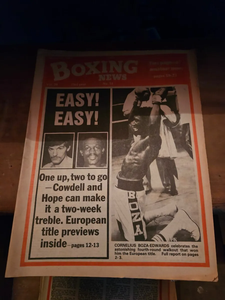 Vintage Boxing News