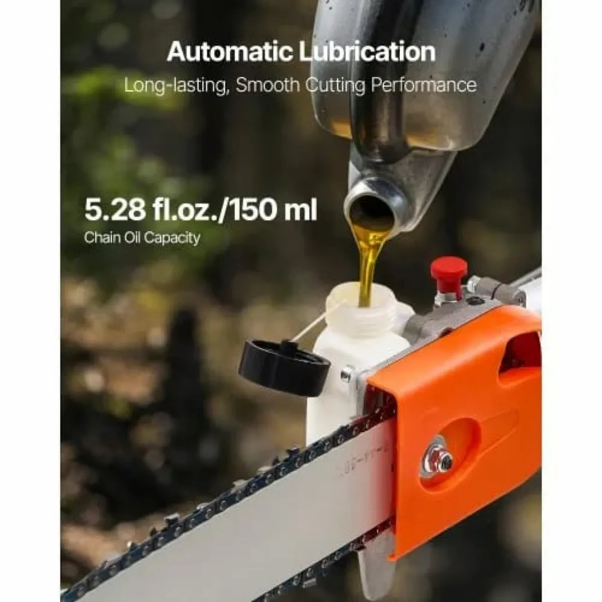 Gas Pole Saw, 43CC 2 Stroke Gas Powered Pole Saws - Image 4