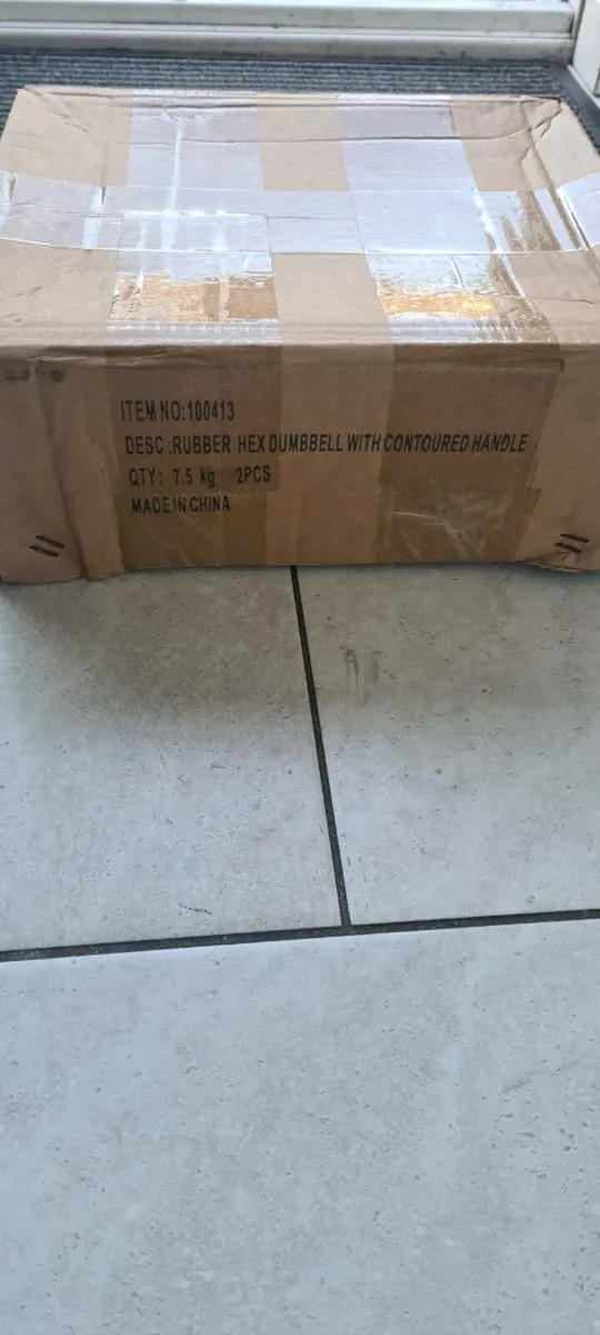 3xbrand new hex dumbbell weight lifting sets - Image 4