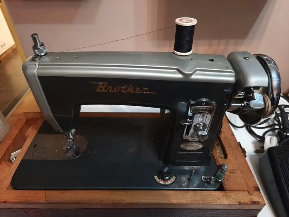 Vintage Brother sawing machine - Image 1