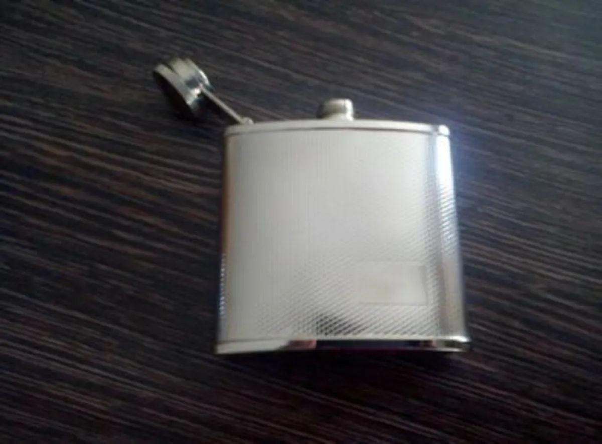 4oz Stainless Steel Hip Flask.