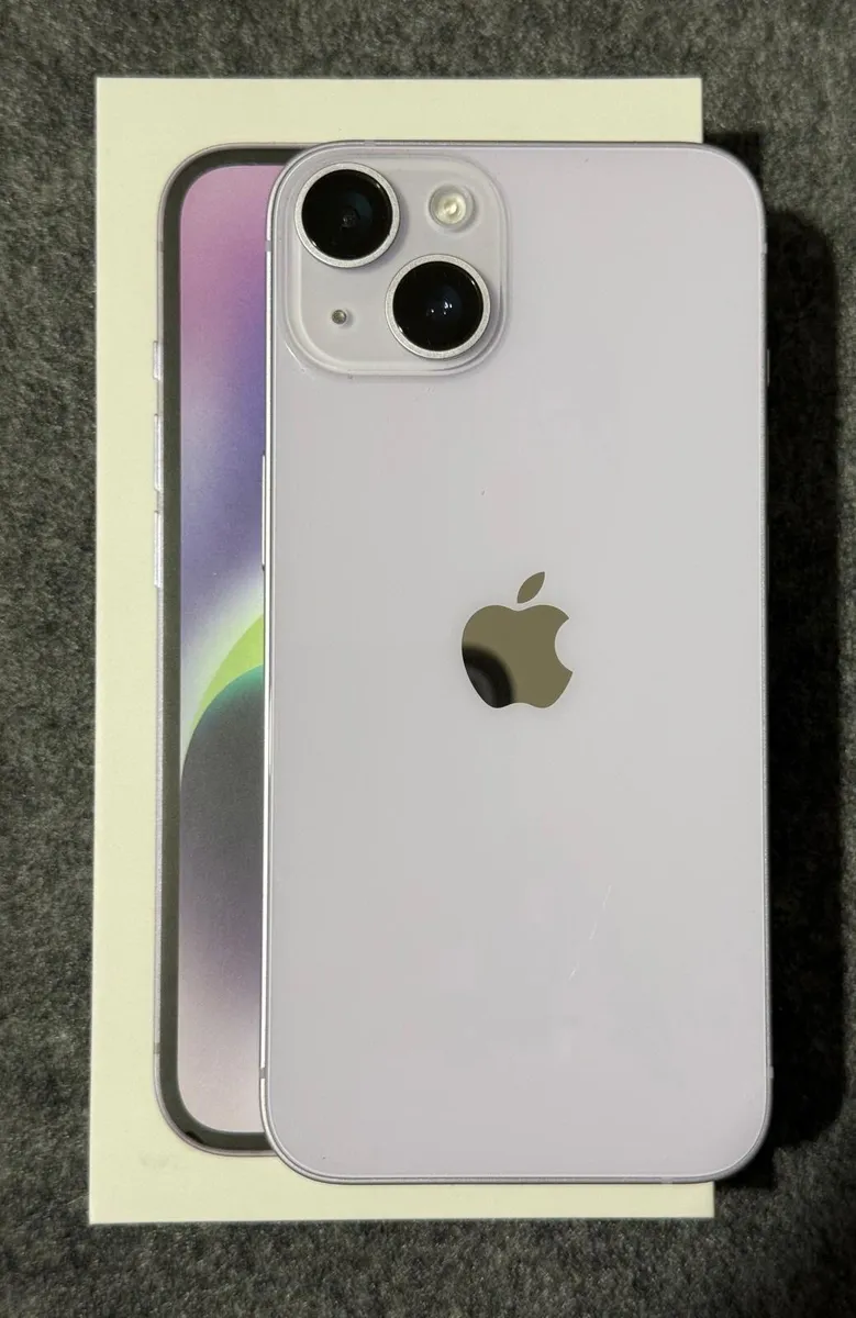 iPhone14 128GB Purple Excellent Condition Unlocked - Image 1