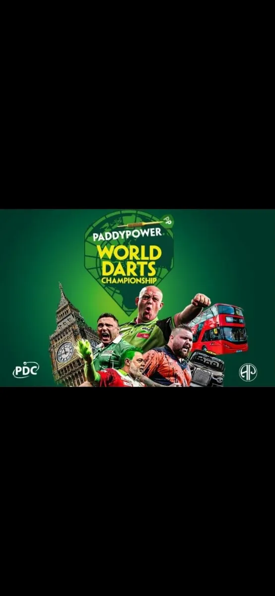 World darts Tickets for sale 8 tickets