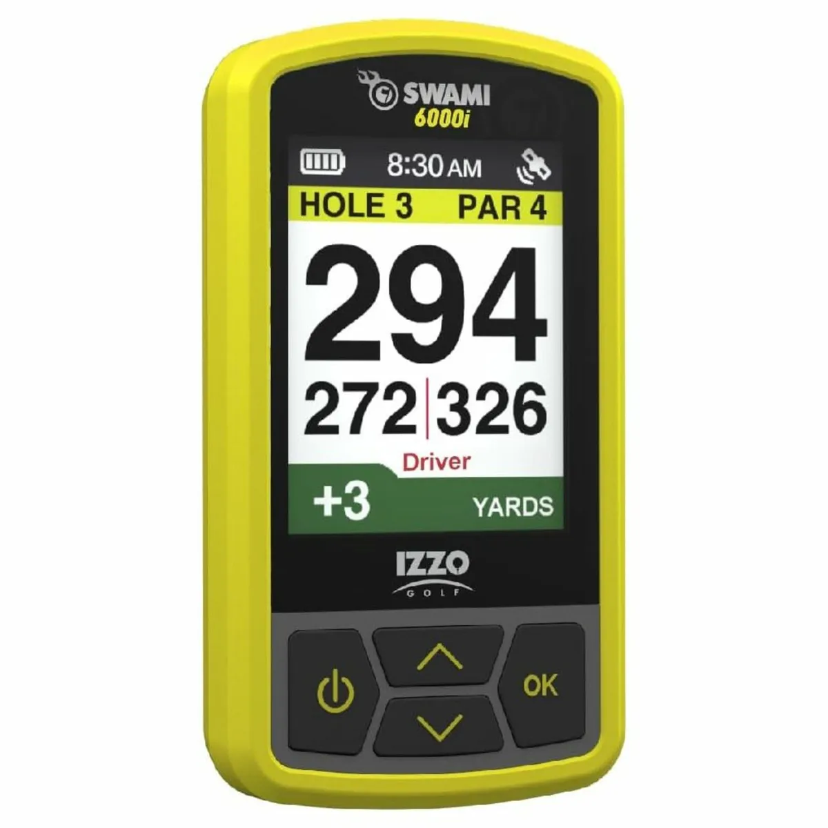 Izzo Swami 6000i Golf GPS - Yellow - Image 1