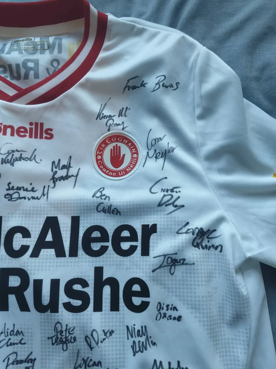 O'Neills Tyrone GAA Home Jersey 2024 - Signed - Image 4
